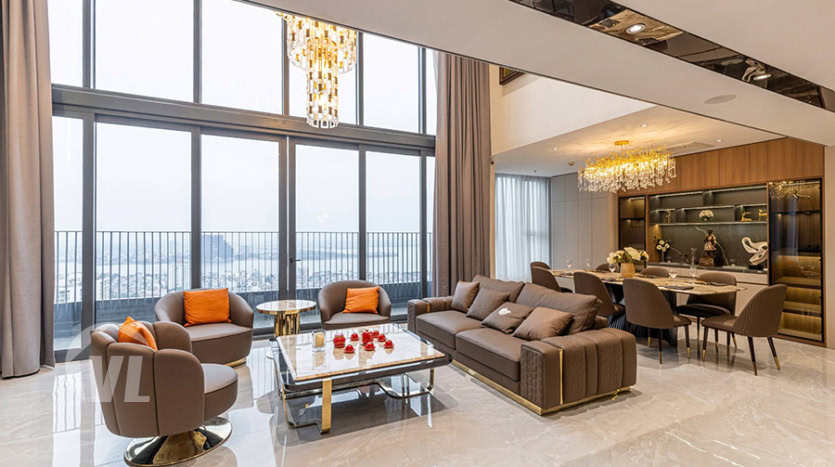Exclusive 5-Bedroom Furnished Penthouse for Lease in Han Jardin