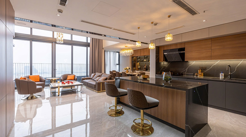 Exclusive 5-Bedroom Furnished Penthouse for Lease in Han Jardin
