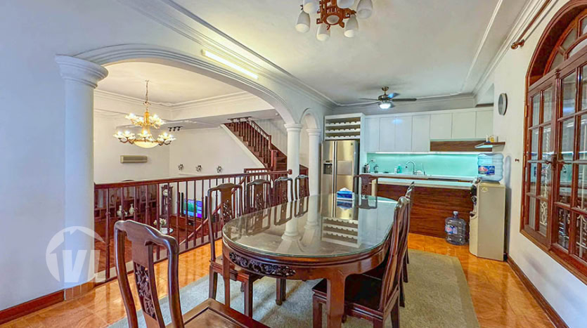 Spacious 4-Bedroom Furnished House for Lease in Tay Ho District
