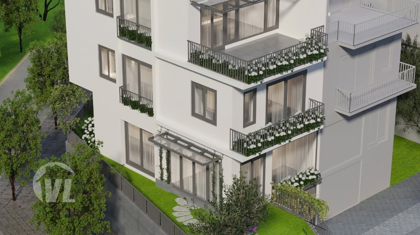 Brand new 4 bedroom house to rent in Long Bien district