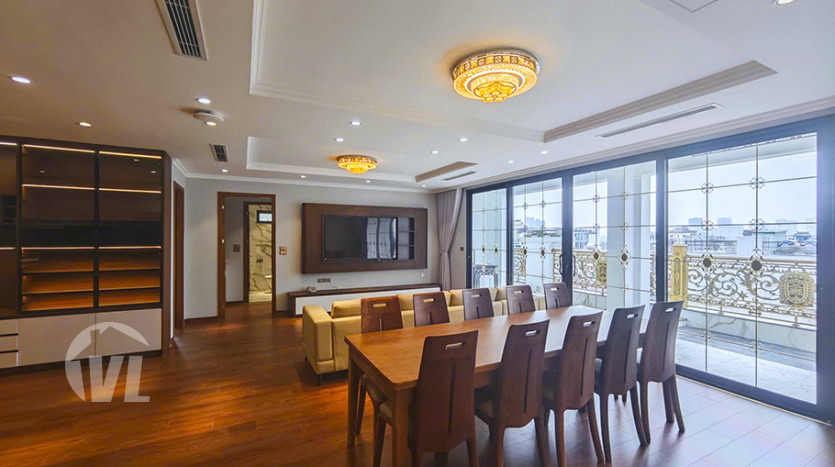 Spacious & Modern 4-Bedroom Apartment for Rent in Tay Ho