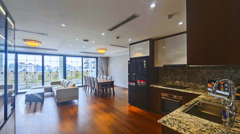 Spacious & Modern 4-Bedroom Apartment for Rent in Tay Ho