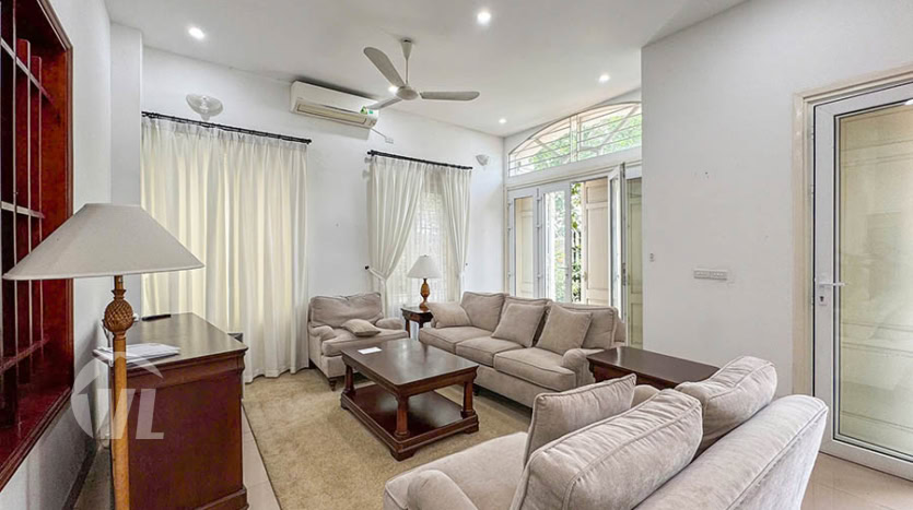 5-Bedroom Villa with Tay Ho View and Expansive Garden for Rent