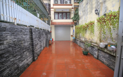 Furnished 4 bedroom house for rent in Tay Ho with yard