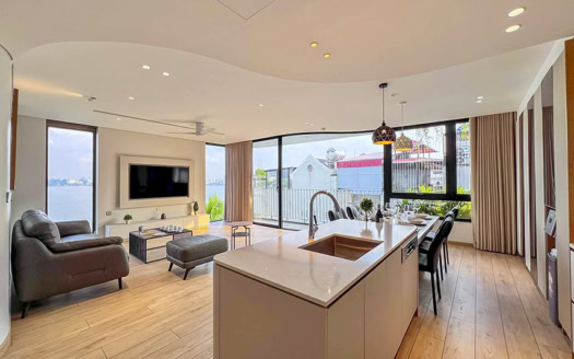Modern 3-Bedroom Apartment with Lake View in Tay Ho
