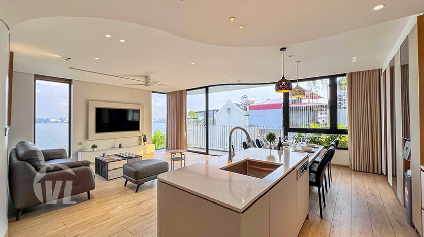 Modern 3-Bedroom Apartment with Lake View in Tay Ho