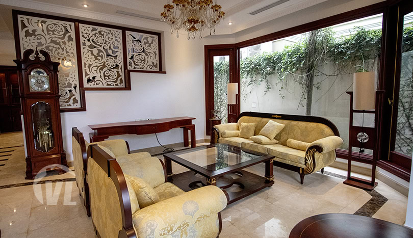 Ambassador villa in Ciputra to rent with large outdoor space