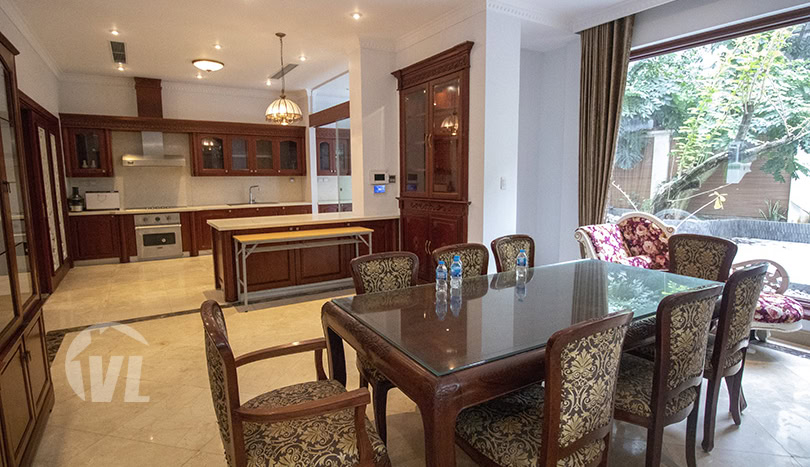 Ambassador villa in Ciputra to rent with large outdoor space