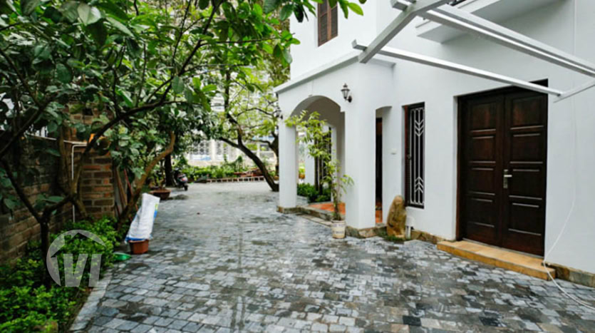 French Colonial Villa with Large Garden to lease in Tay Ho