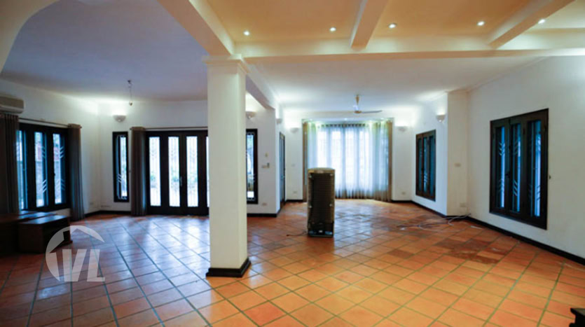 French Colonial Villa with Large Garden to lease in Tay Ho