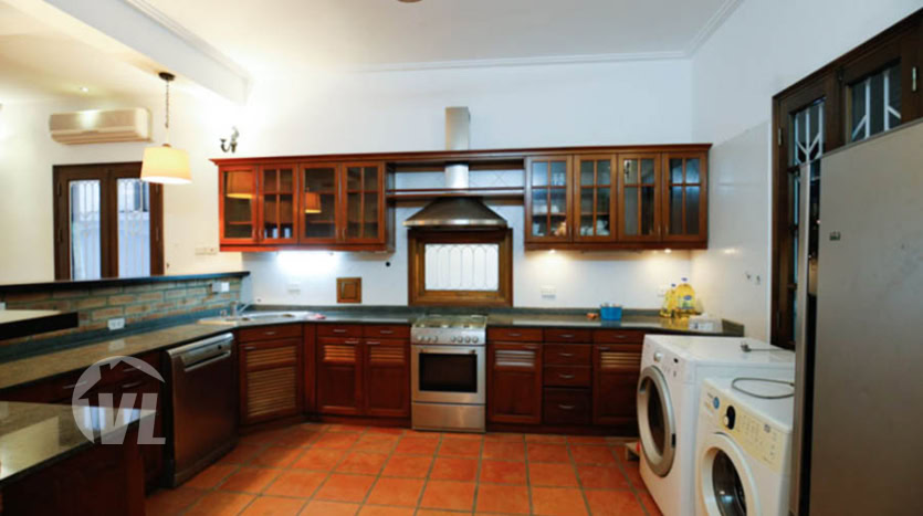 French Colonial Villa with Large Garden to lease in Tay Ho
