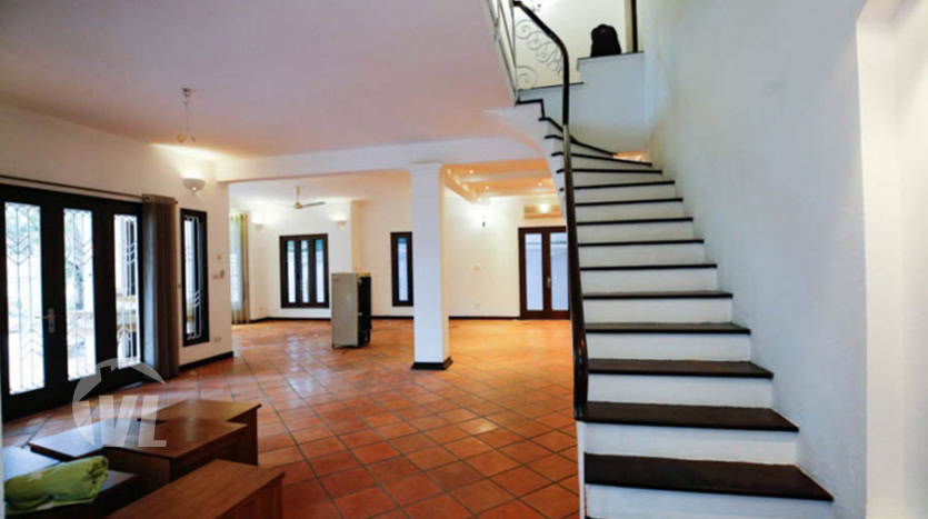 French Colonial Villa with Large Garden to lease in Tay Ho