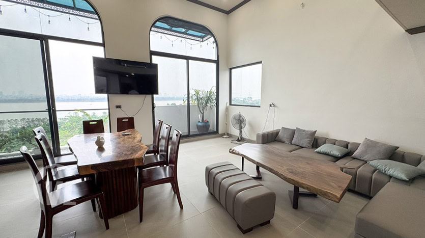 Modern 4-Bedroom House with River View for Rent in Long Bien
