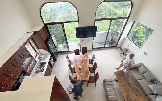 Modern 4-Bedroom House with River View for Rent in Long Bien