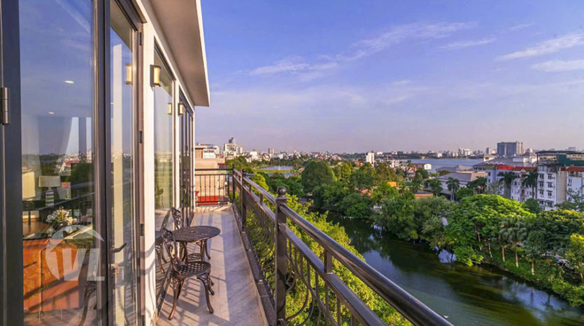 New rental 2 bed apartment facing the West Lake in Tay Ho
