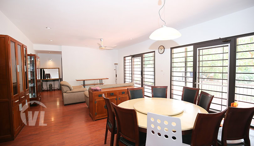 Rental 3 bedroom furnished house in Tay Ho with 500sq m garden