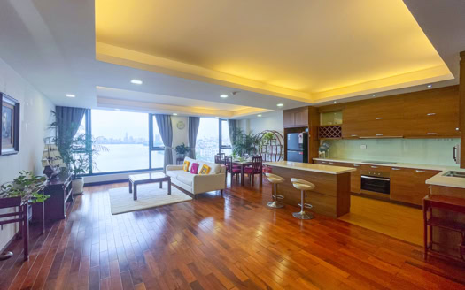 High quality 2-bedroom apartment for rent in Tay Ho with lake view