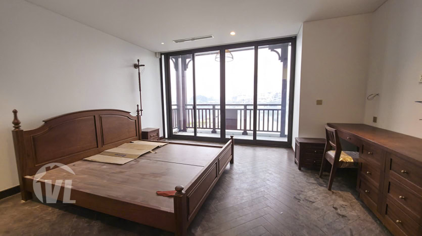 Brand new 4 bedroom apartment for rent facing the West Lake in Tay Ho