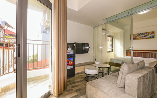 Bright 1-Bedroom Serviced Apartment for Rent in Vu Mien