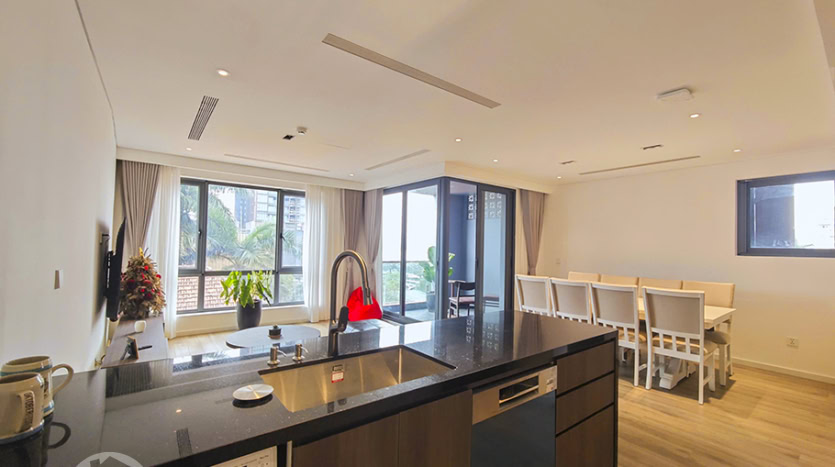 Cozy 3 bedroom rental apartment in Tay Ho neighborhood