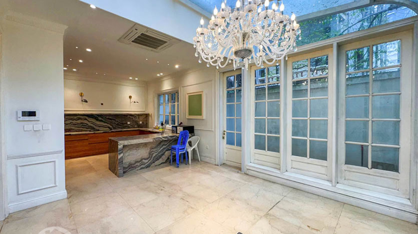 Elegant 5-Bedroom French Colonial Villa for Rent in Tay Ho