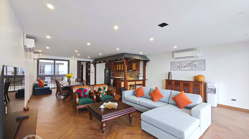 Luxury 250 m² Apartment for Rent Direct West Lake Views Hanoi