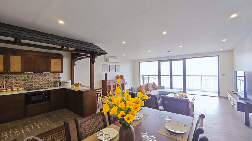Luxury 250 m² Apartment for Rent Direct West Lake Views Hanoi