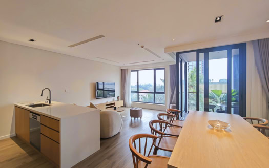 New 3 beds furnished flat to rent in Tay Ho