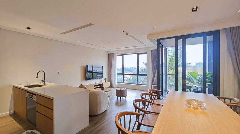 New 3 beds furnished flat to rent in Tay Ho