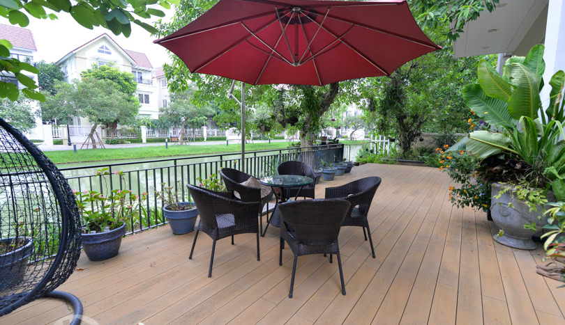 Villa with Private Garden for Rent in Vinhomes Riverside