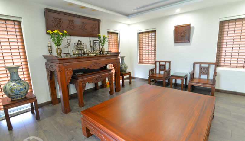 Villa with Private Garden for Rent in Vinhomes Riverside