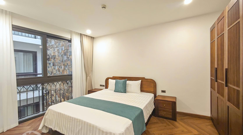 Brand-new Indochina-style 3-bedroom apartment for rent in Tay Ho