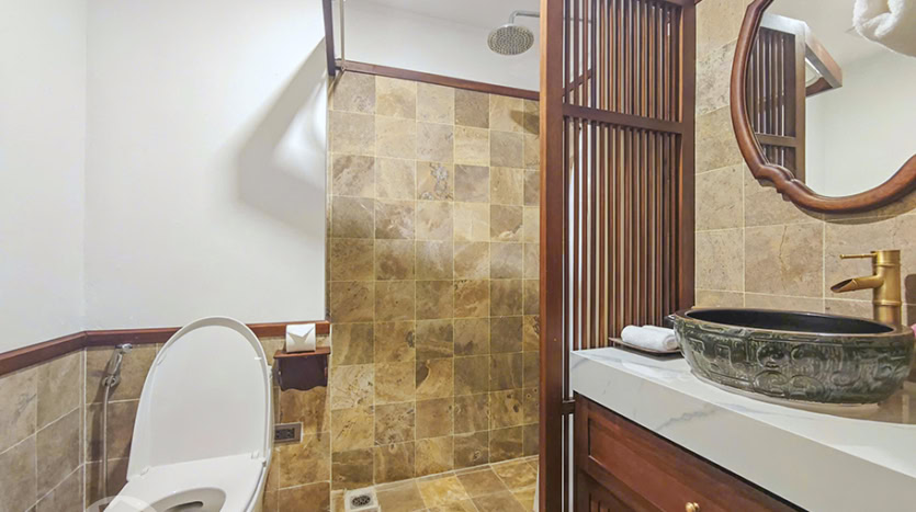 Brand-new Indochina-style 3-bedroom apartment for rent in Tay Ho