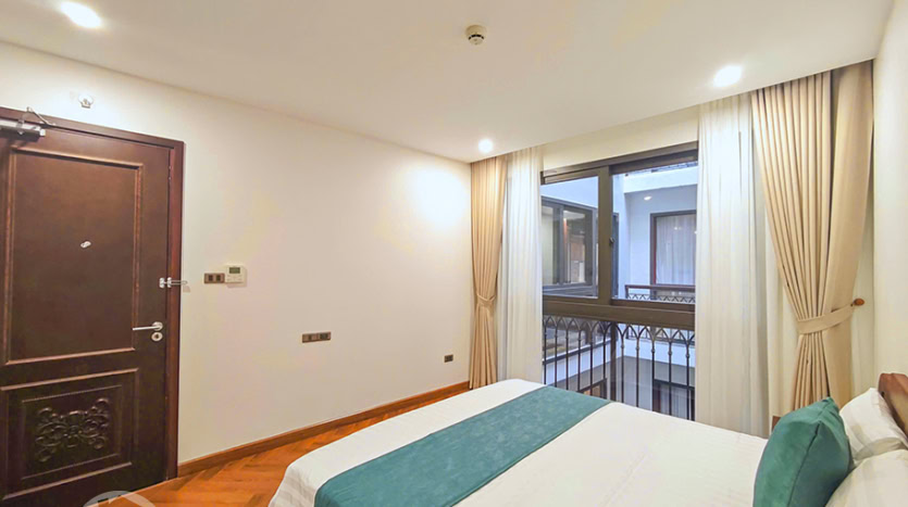 Brand-new Indochina-style 3-bedroom apartment for rent in Tay Ho