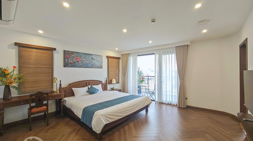 Brand-new Indochina-style 3-bedroom apartment for rent in Tay Ho