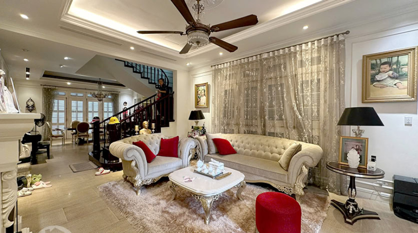 Elegant 5-Bedroom Furnished Villa for Rent in Ciputra T Block, Hanoi