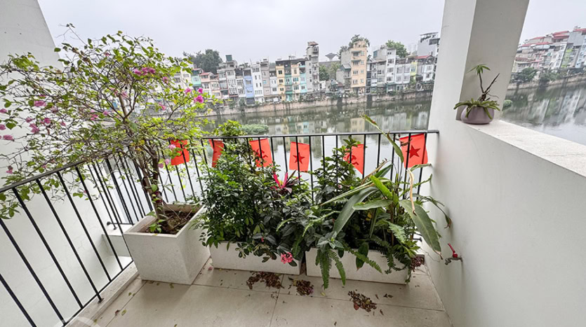 Modern 3-Bedroom Lakefront House for Rent in Long Bien