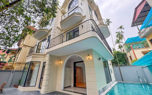 New 5-Bedroom Villa with Swimming Pool for Rent in Tay Ho