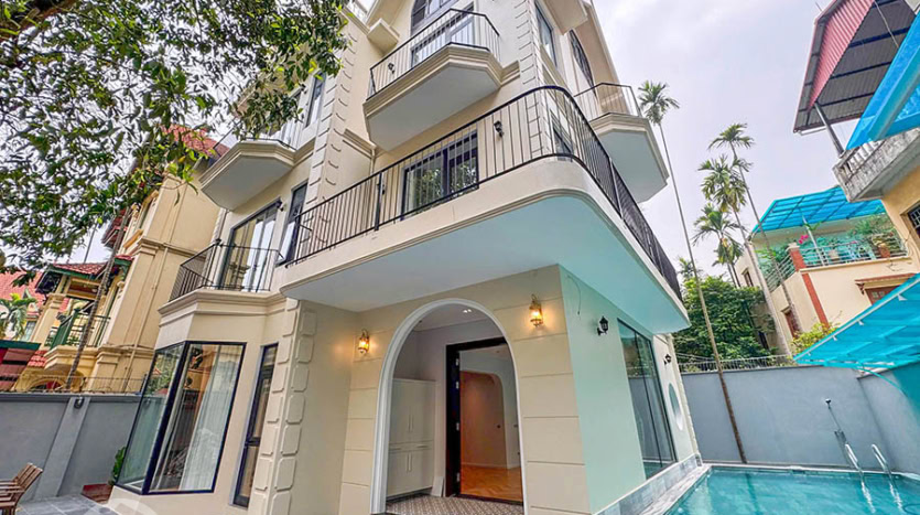 New 5-Bedroom Villa with Swimming Pool for Rent in Tay Ho