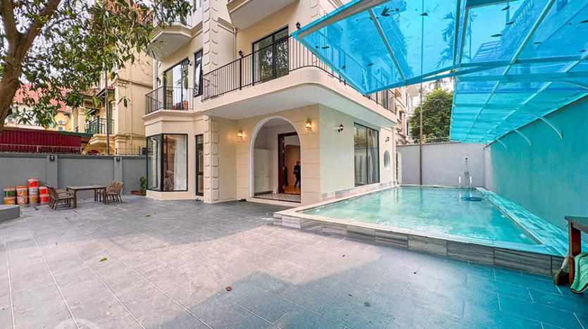 New 5-Bedroom Villa with Swimming Pool for Rent in Tay Ho