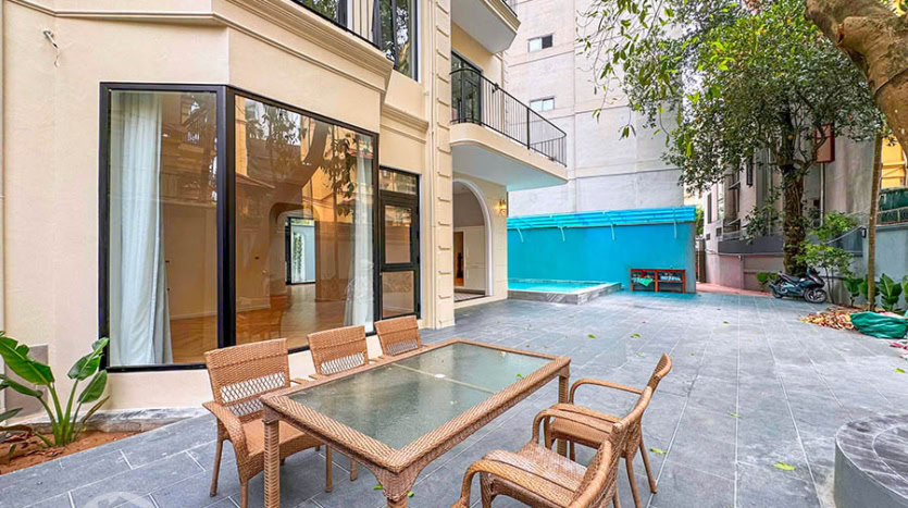 New 5-Bedroom Villa with Swimming Pool for Rent in Tay Ho