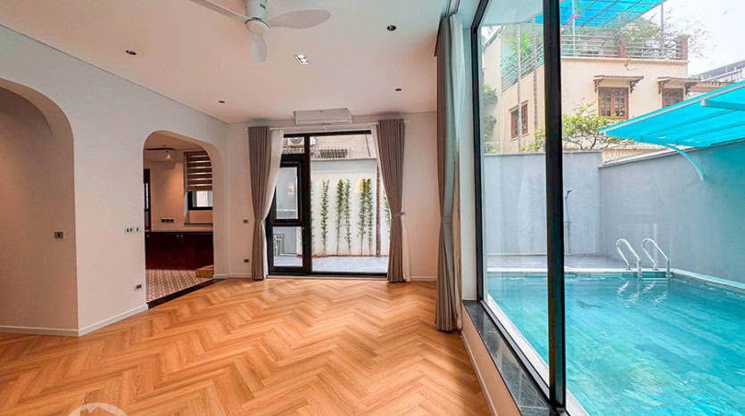 New 5-Bedroom Villa with Swimming Pool for Rent in Tay Ho
