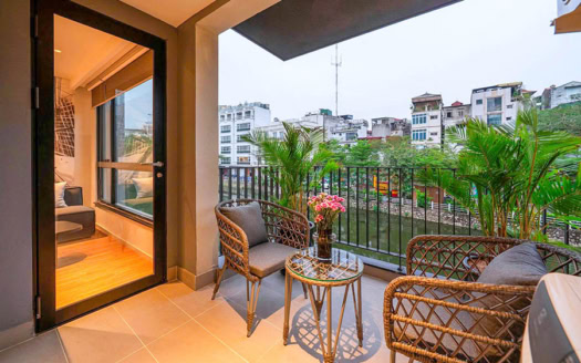 New Lakeview 2-Bedroom Apartment for Rent in Trúc Bạch