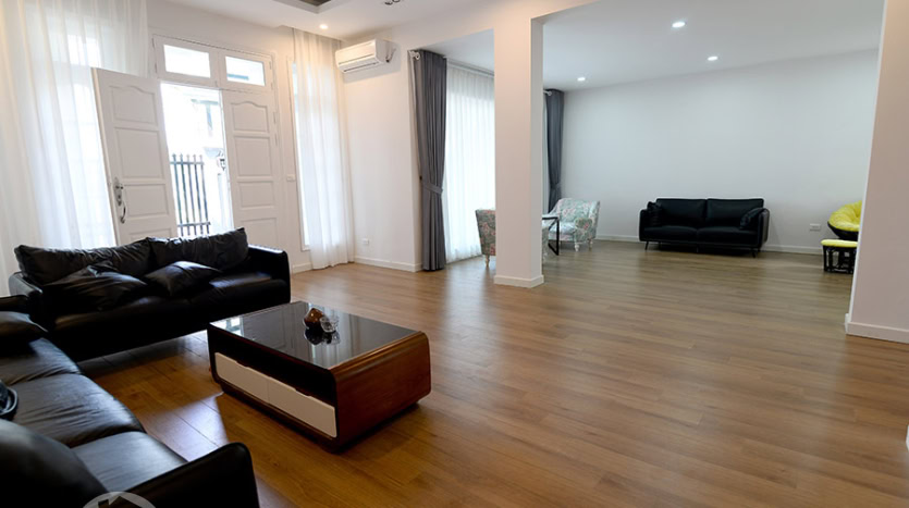Partly furnished 4 beds house to lease in Ciputra Hanoi