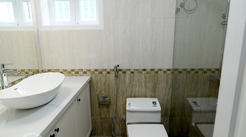 Partly furnished 4 beds house to lease in Ciputra Hanoi
