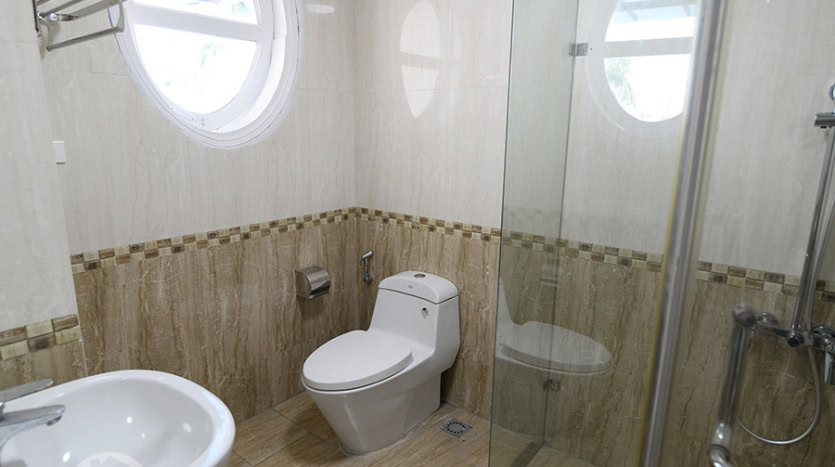 Partly furnished 4 beds house to lease in Ciputra Hanoi