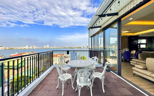 3 bed rental duplex apartment to rent with West Lake view Hanoi