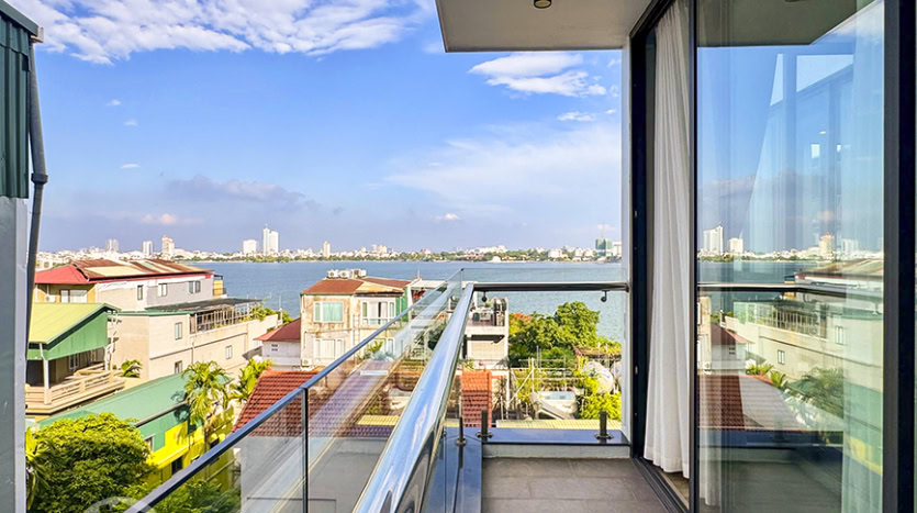 3 bed rental duplex apartment to rent with West Lake view Hanoi