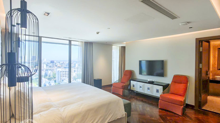 Furnished 5-Bedroom Penthouse for Rent in Tay Ho