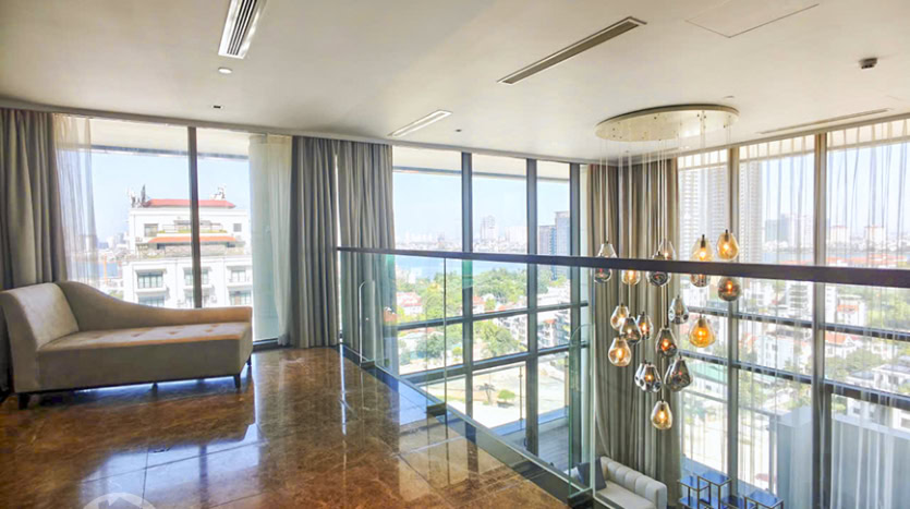 Furnished 5-Bedroom Penthouse for Rent in Tay Ho